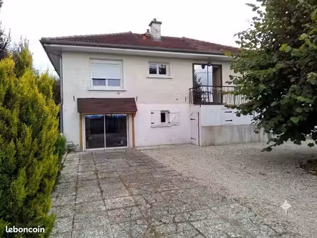 maison sur sous-sol grand terrain