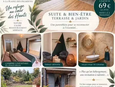 loue chambre - le jardin céleste – suite de charme avec terrasse
