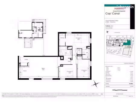 appartement 4 pièces 91 m²