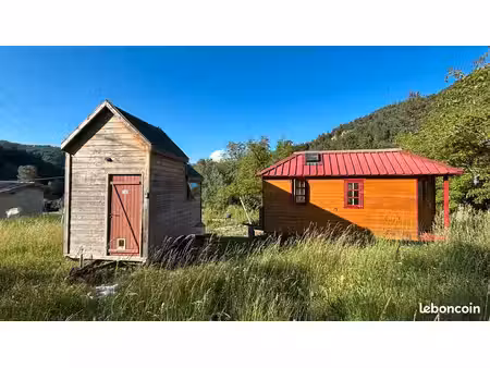 vente de 2 tiny houses meublées + terrain viabilisé en location (bail de 12 ans renouvelab