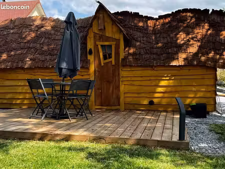 cabane tiny house  4 couchages tout équipée