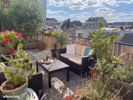 appartement meublé 3 pièces – 64 m² avec terrasse de 15 m² - 1970 cc