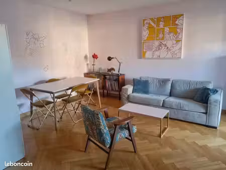 meublé f2 jardin contrat 1 an max