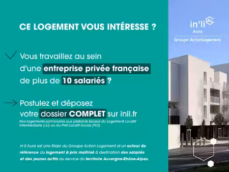 appartement à louer