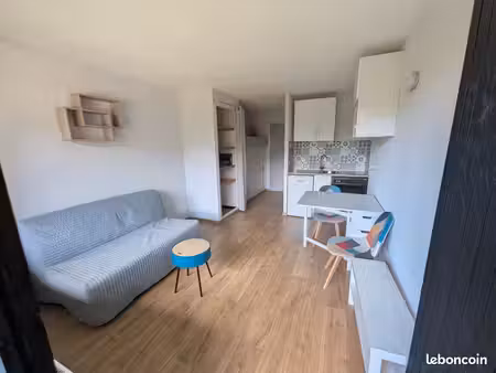 studio meublé 19 5 m2