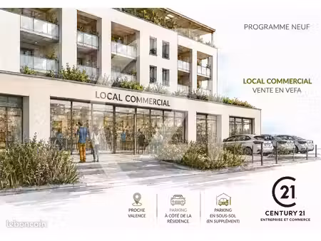 boutique 242 m² portes les valence