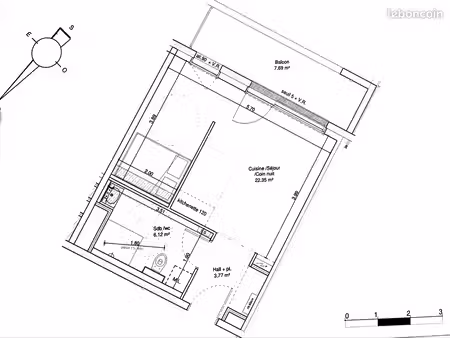 appartement 1 pièce 32 m2