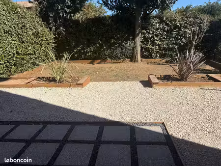 t2bis meublé avec rez de jardin 100m2