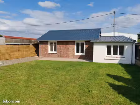 maison de plain-pied 80 m² avec jardin et dépendance