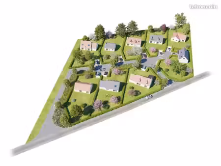 terrain 600 m² bosguerard de marcouville