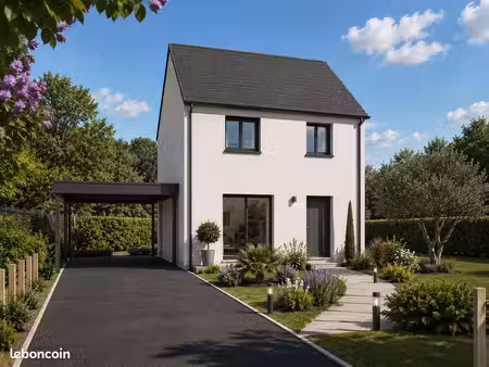 projet de construction d'une maison 90 m² avec terrain à nogent-le-roi (28)