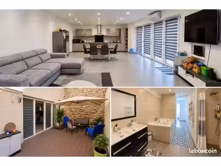 maison de ville rénovée – nîmes centre – 202 m² carrez – 5 chambres + garage + terrasse – 