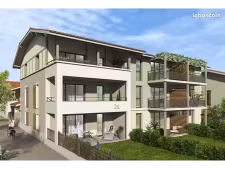 appartement 2 pièces 44m2+loggia 7.5m2