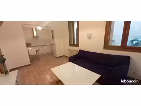 t2 meublé - 43m² plus cour 15m² rénové récemment à 200m des allées paul riquet
