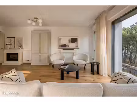 appartement t4 104 m² – terrasse 27 m² – vue lac – 2 parkings + cellier – bruges