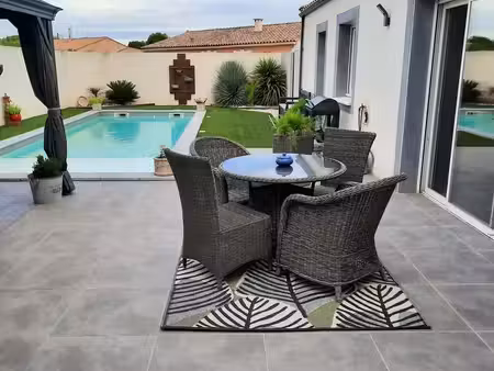 villa plain pied 105m2 + t2 40m2 sur 650m2