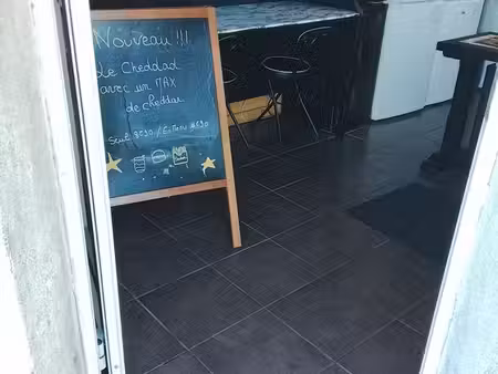 fond de commerce snack