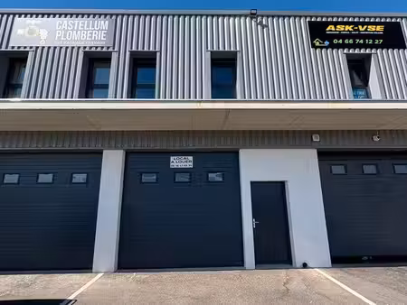 local artisanal 100 m² avec portail – calvisson