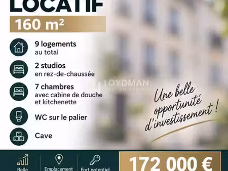 immeuble 160 m² châteauroux