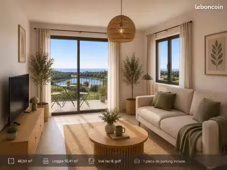 appartement 2 pièces 46 m²