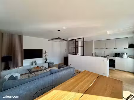 t3 68 m² rénové | vue parc arboré | balcon  garage & clim | dpe b