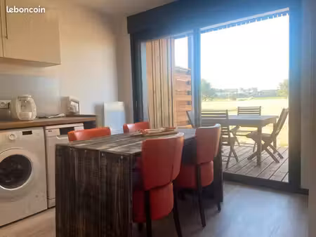 appartement 2pcs à la campagne 35m2 meublé rdc avec terrasse vue exceptionnelle