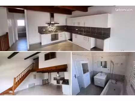 t4 duplex 80m2 3 chambres balcon parking
