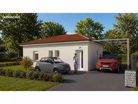 projet de construction d'une maison 57 m² avec terrain à roussillon (38)