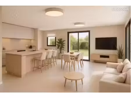 maison neuve 60 m² avec terrain 302 m² à pomérols (34810) – plain-pied 2 chambres