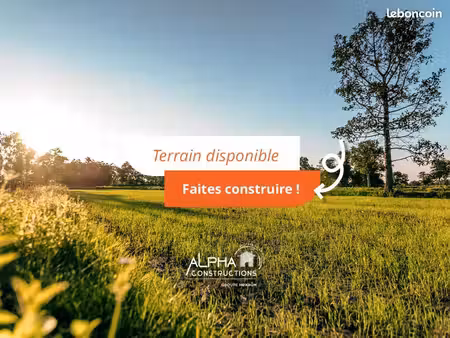 terrain 1 760 m² mios