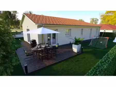 projet de construction d'une maison 85 m² avec terrain à grenay (38)