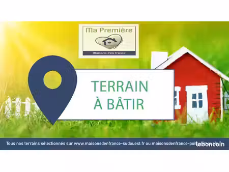 terrain à bâtir de 600 m² à caupenne (40)