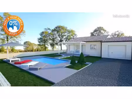 projet de construction d'une maison 90 m² avec terrain à ceyras (34)
