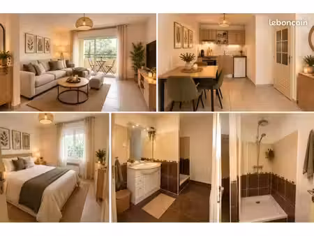 appartement 41m2 dax centre / balcon / parking sous sol / ascenseur / dpe c