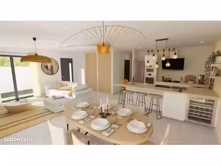 projet de construction d'une maison 90 m² avec terrain à lignan-sur-orb (34)
