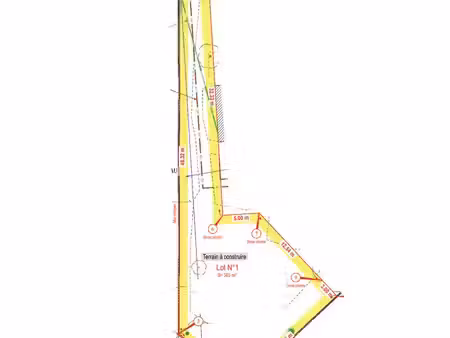 terrain constructible 503 m2 bouaye
