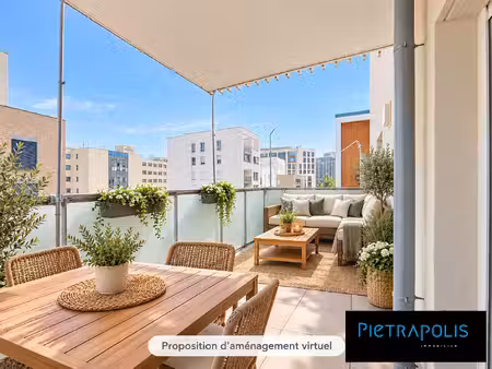 appartement t3 de plus de 63 m2 avec terrasse de 16 m2