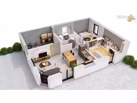 maison 4 pièces 56 m²