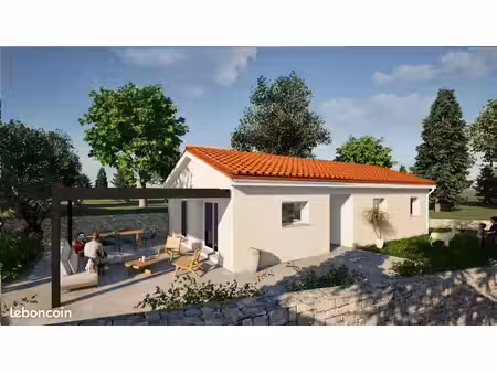 maison de plein pied avec terrain à cuzieu (42)