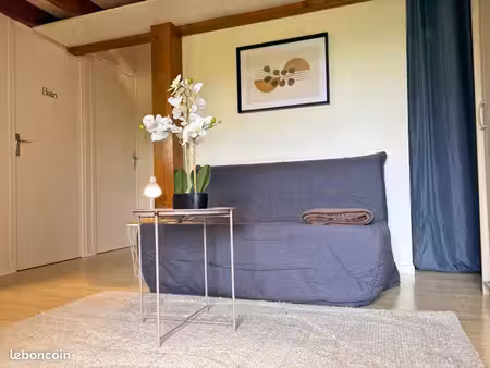 t1 meublé 36 m2 + balcon