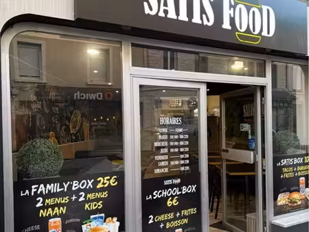 vends fond de commerce satis food bourgoin