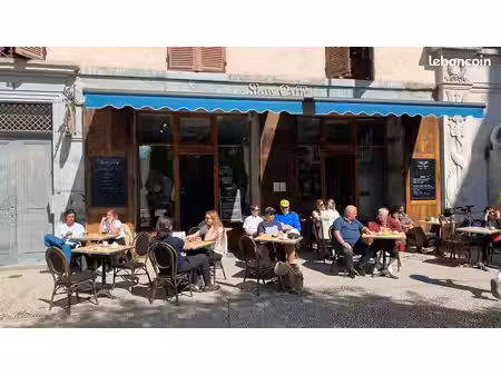 grenoble quai perrière – restaurant équipé 78 m² – terrasse 30 places