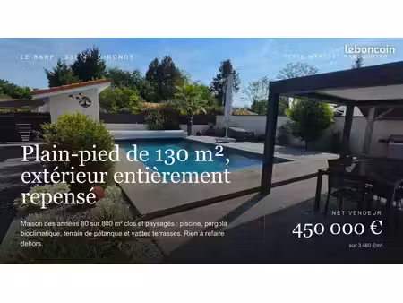 maison 3 chambres 130m²