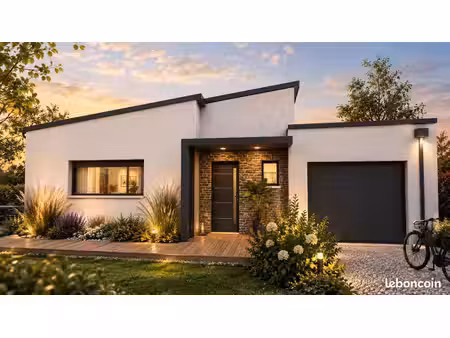 projet de construction d'une maison 100 m² avec terrain à nozay (44)