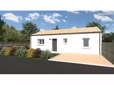 projet de construction d'une maison 82 m² avec terrain à bourgneuf-en-retz (44)