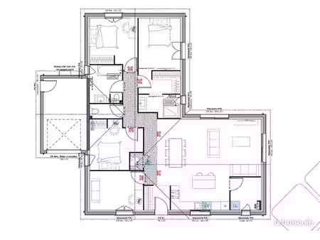 projet de construction d'une maison 117 m² avec terrain à cestas (33)