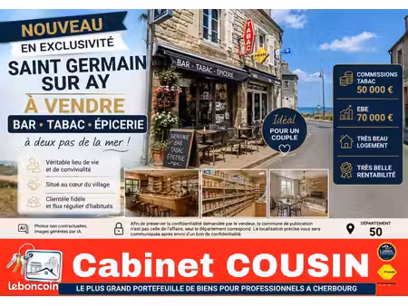 fonds de commerce bar 100 m²