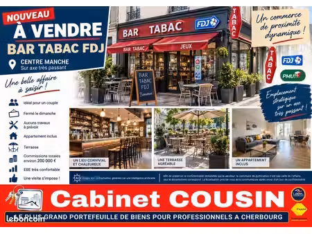 fonds de commerce bar 100 m²