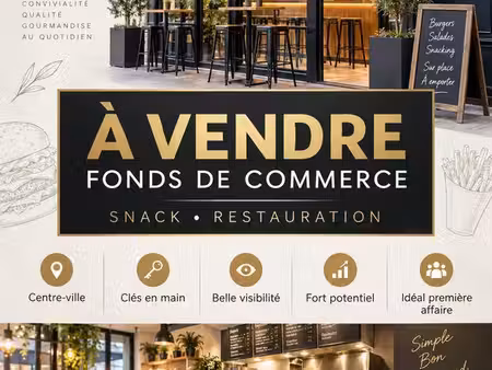 vente ou location gérance fond de commerce restauration montpellier