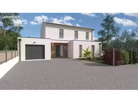 projet de construction d'une maison 140 m² avec terrain à chaumes-en-retz (44)